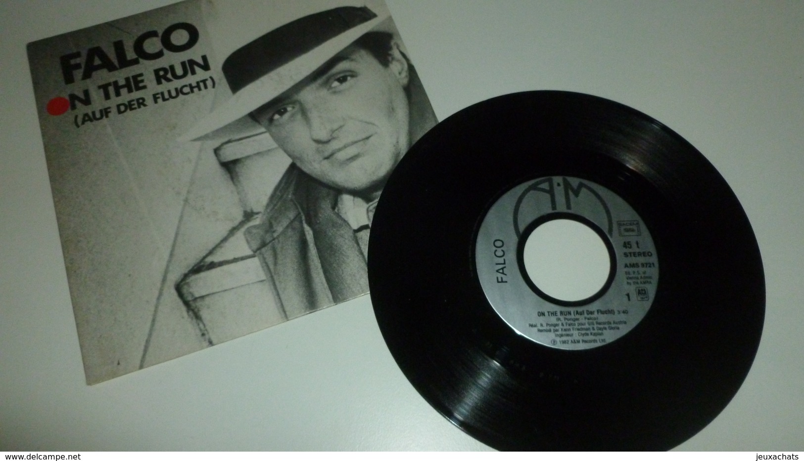 45T - Falco - On The Run - Sonstige - Deutsche Musik