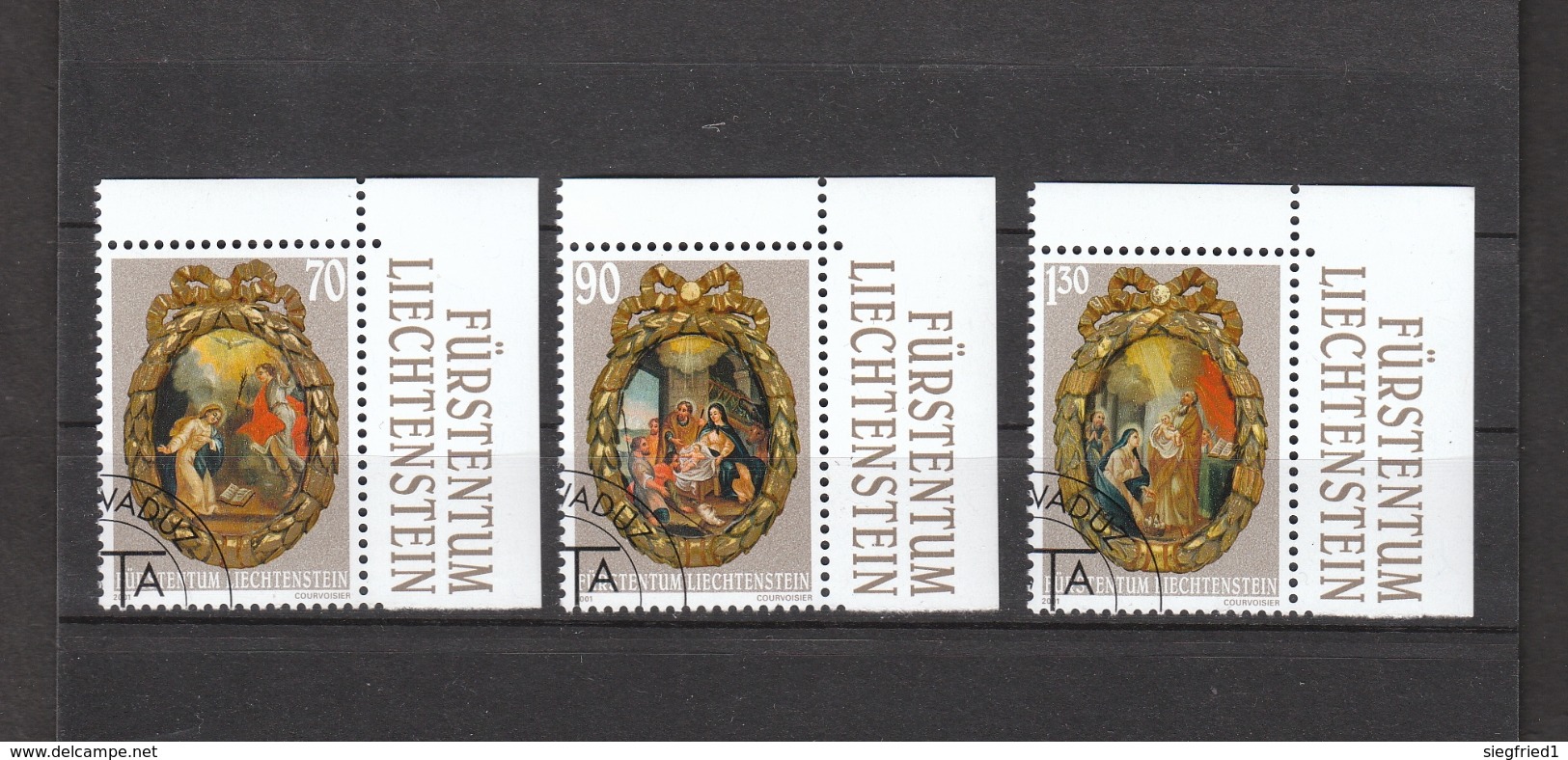 Liechtenstein  Gestempelt  1275-1277 Weihnachten Postpreis  2,90 CHF - Usados