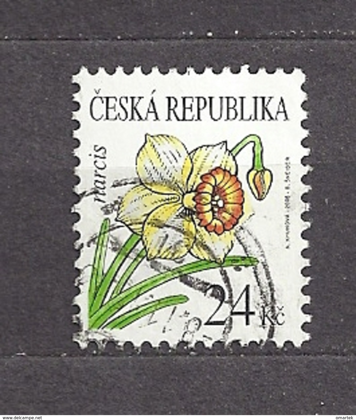 Czech Republic 2006 ⊙ Mi 463 Sc 3294 Flowers  Blumen  Daffodil. Tschechische Republik. C1 - Gebruikt