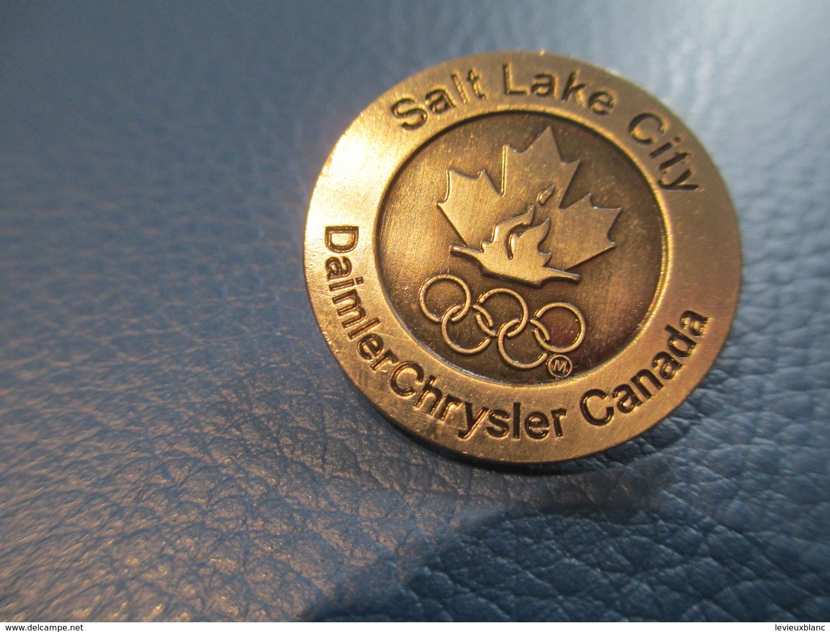 Jeux Olympiques D'Hiver/Salt Lake City//Insigne De Boutonnière à Clip/Daimler-Chrysler Canada/2002       MED86 - Autres & Non Classés