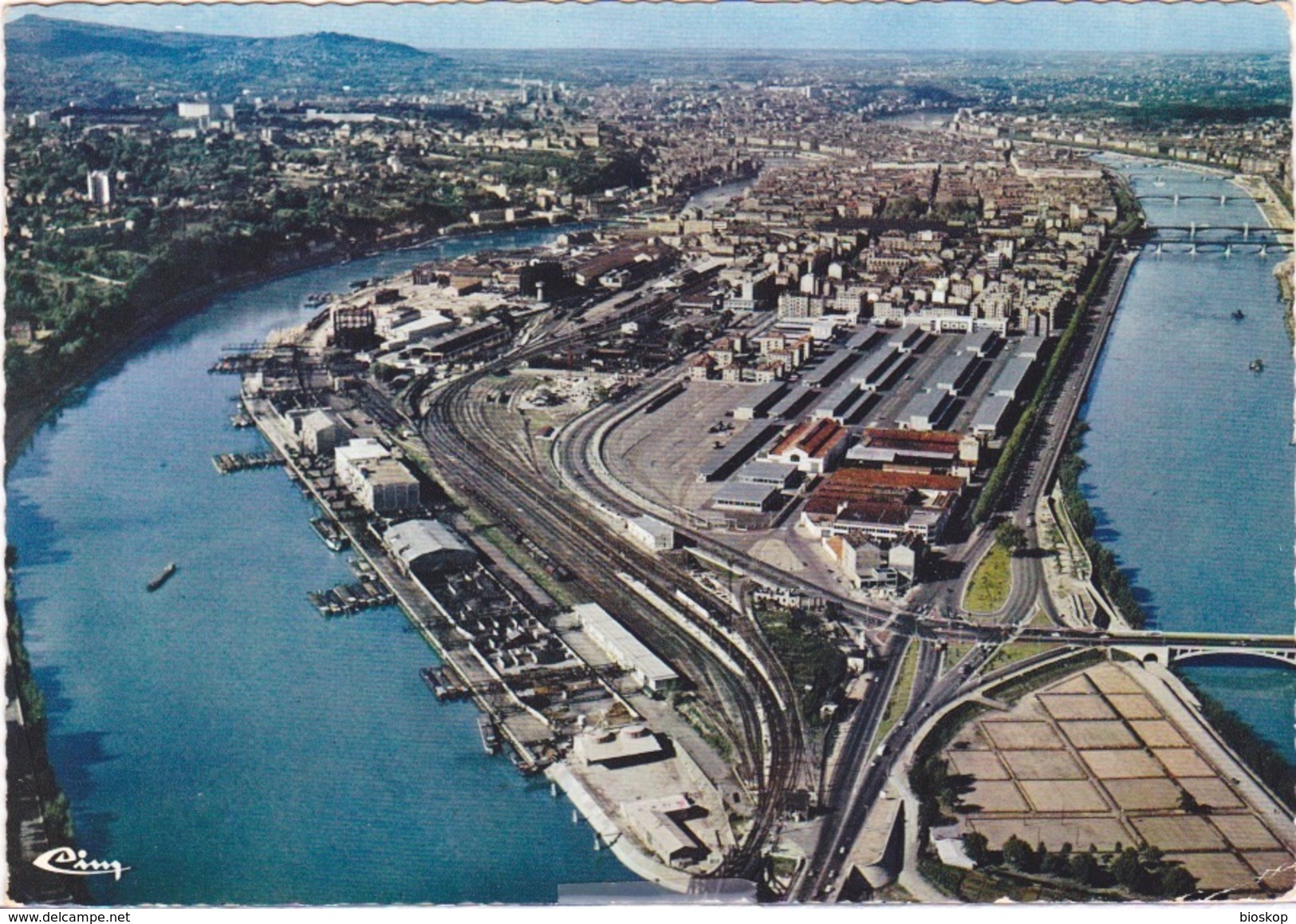 LYON - La Saône - Le Rhône - Le Pont Pasteur - Marché En Gros International De Lyon - Otros & Sin Clasificación