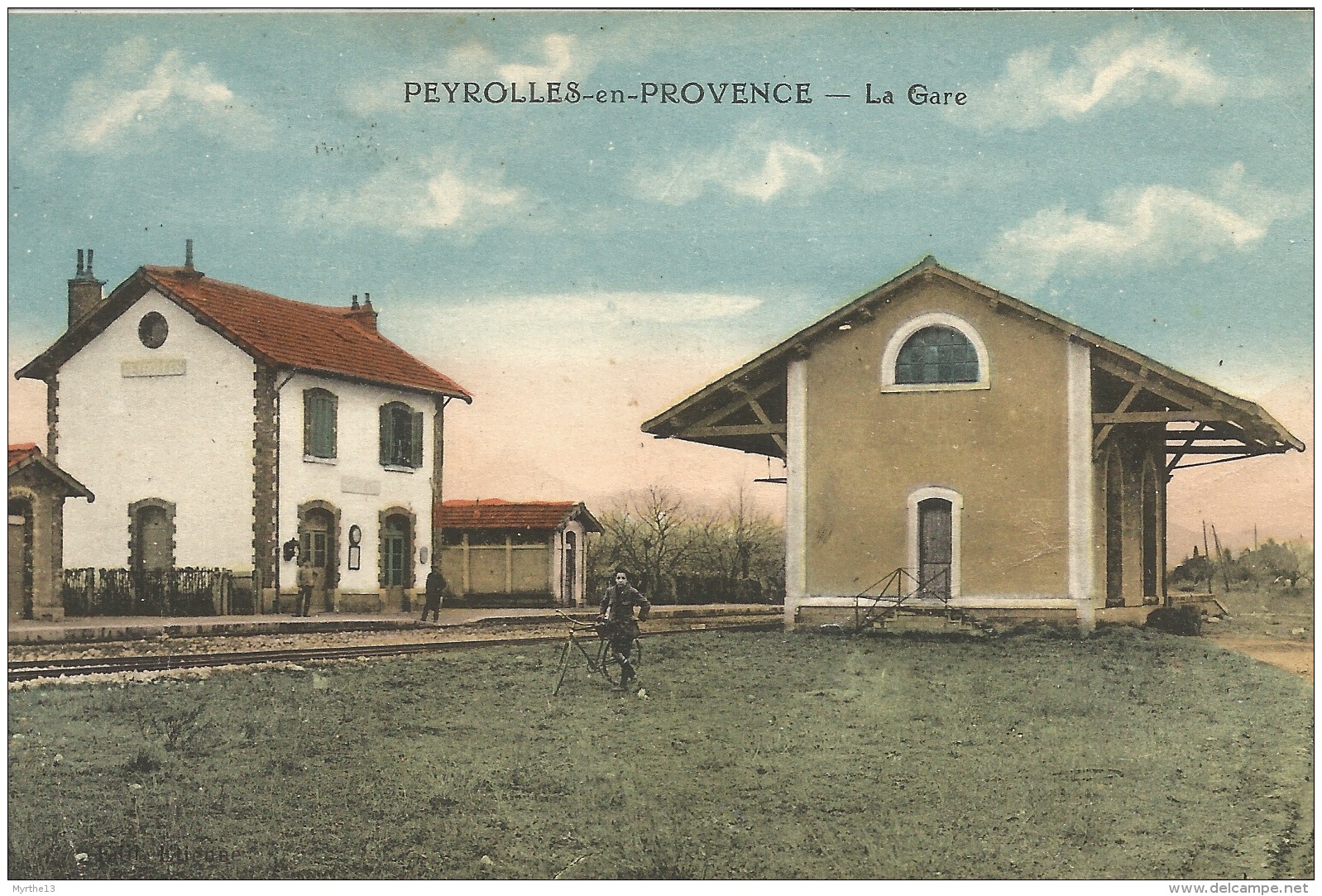 13 - PEYROLLES En PROVENCE  -  La Gare - Peyrolles