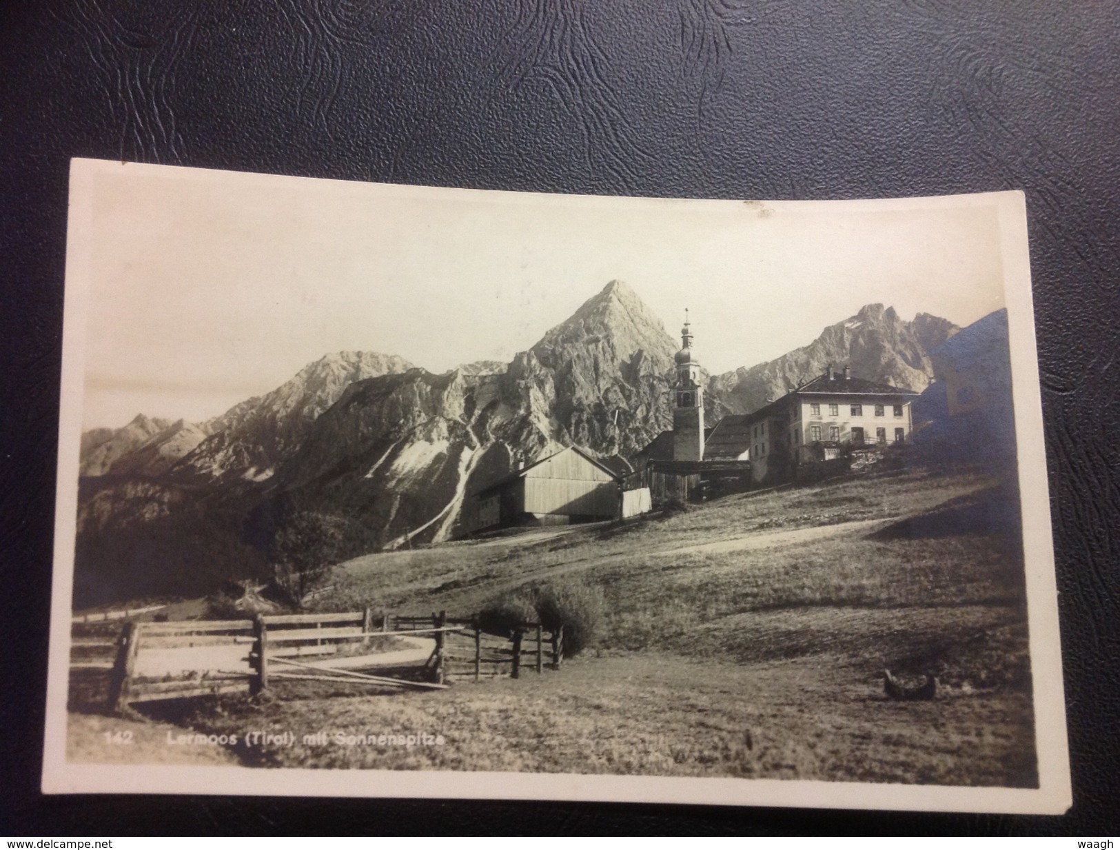 142 - LERMOOS (Tirol) Mit Sonnenspitze - 1929 - Lermoos