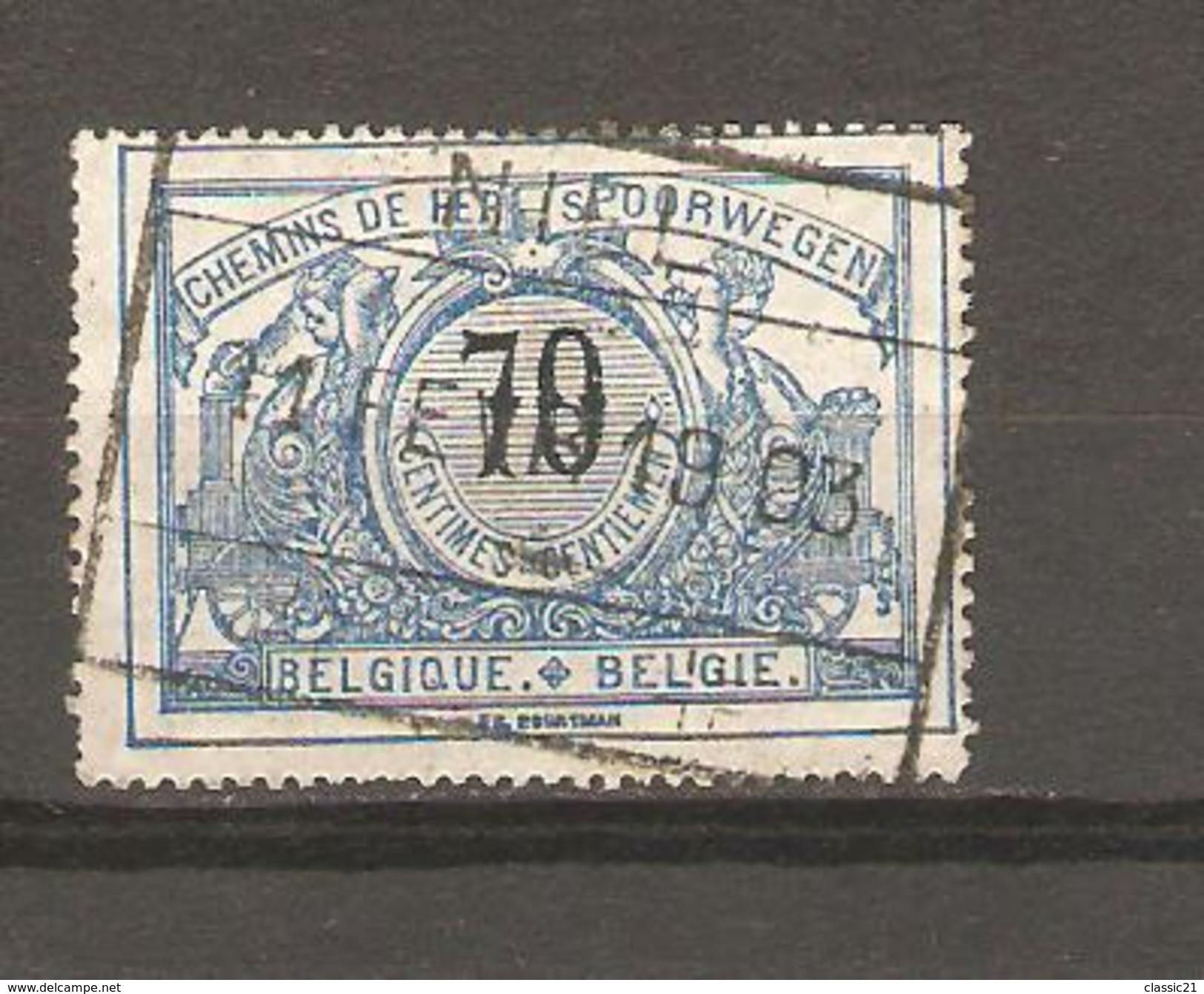 Chemin De Fer - Spoorweg TR23 Obl.Niel 11/2/1902 CF135 - Autres & Non Classés