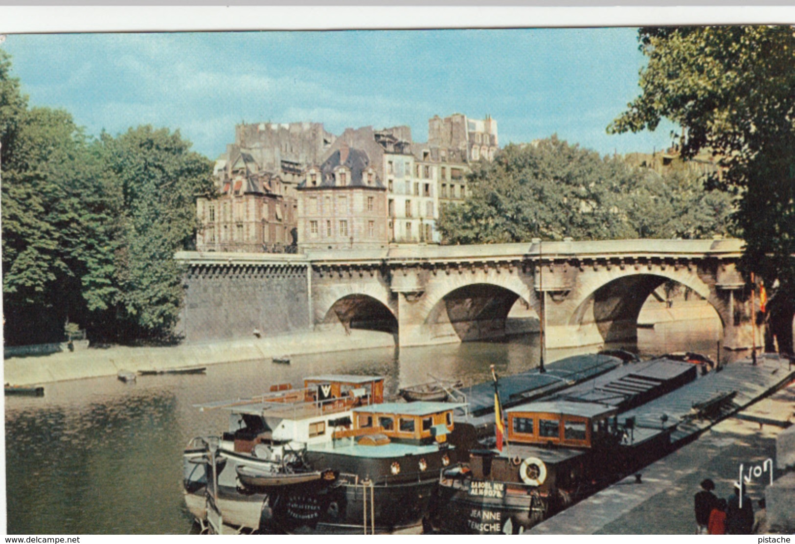 Paris France - Le Pont Neuf - Bridge - Editions Yvon - Couleurs De Paris - 2 Scans - Bridges