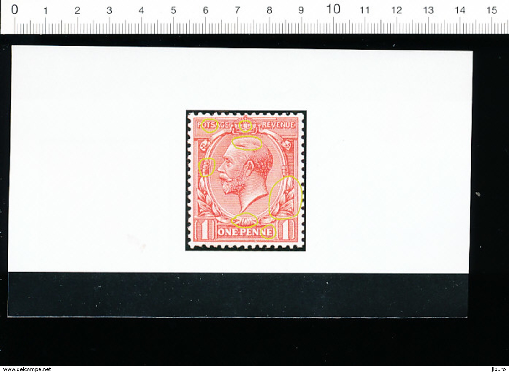 Humour Philathélie Timbre One Penny Postage Revenue Stamp  //  BIM 172/10 - Other & Unclassified