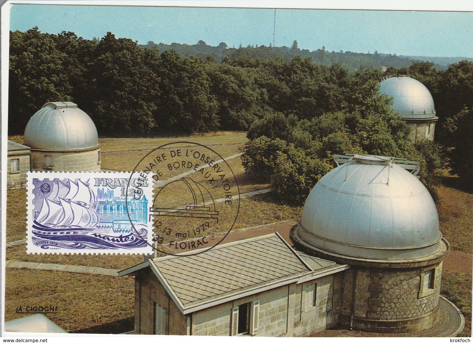 Floirac 1979 - BT Observatoire De Bordeaux - Cachets Commémoratifs