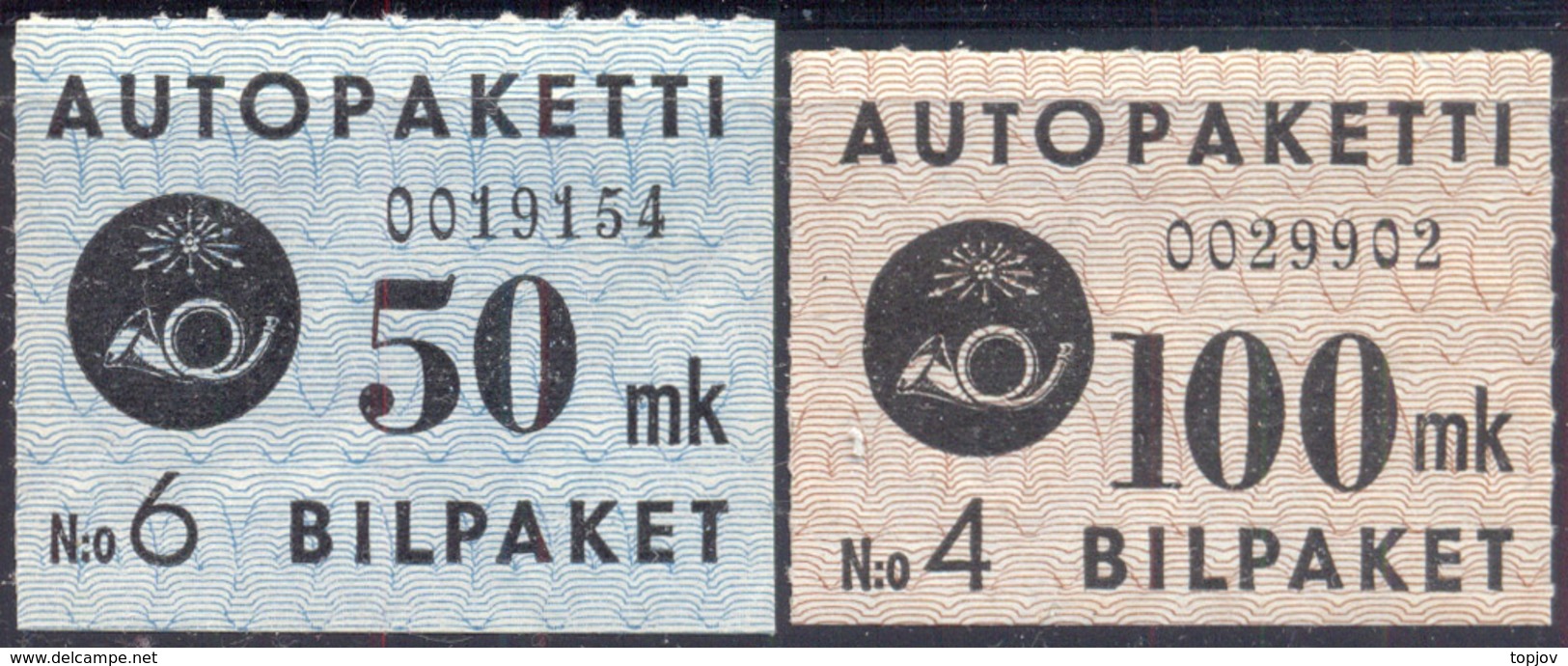 FINLAND - BUS COLIS STAMPS - **MNH - 1950 - Pakjes Per Postbus