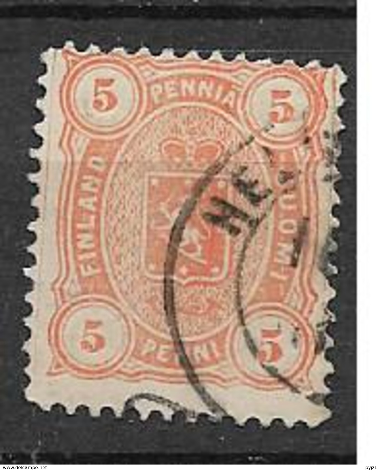 1882 USED Finland, Perf 12 1/2, Gestempeld - Oblitérés