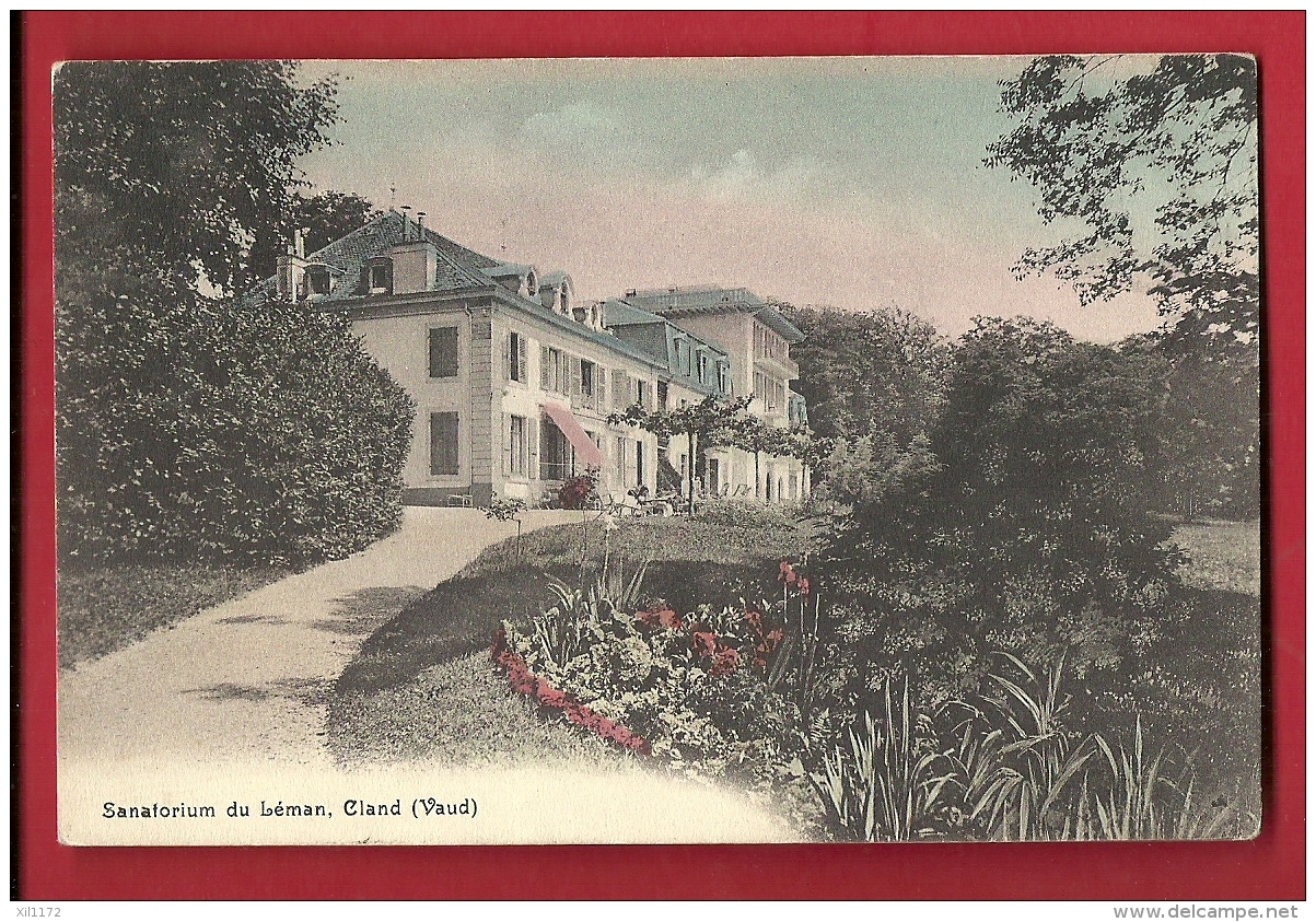 PRI-04  Gland Sanatorium Du Léman. Circulé En 1919 - Gland