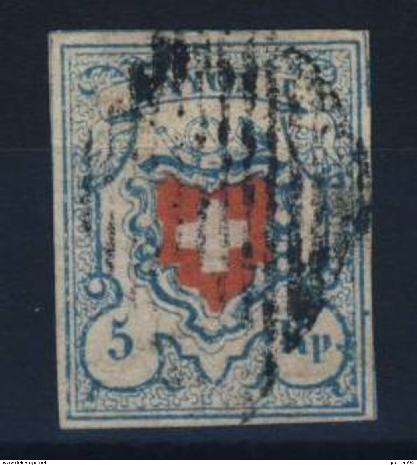 SUISSE   N°   20 - 1843-1852 Federal & Cantonal Stamps