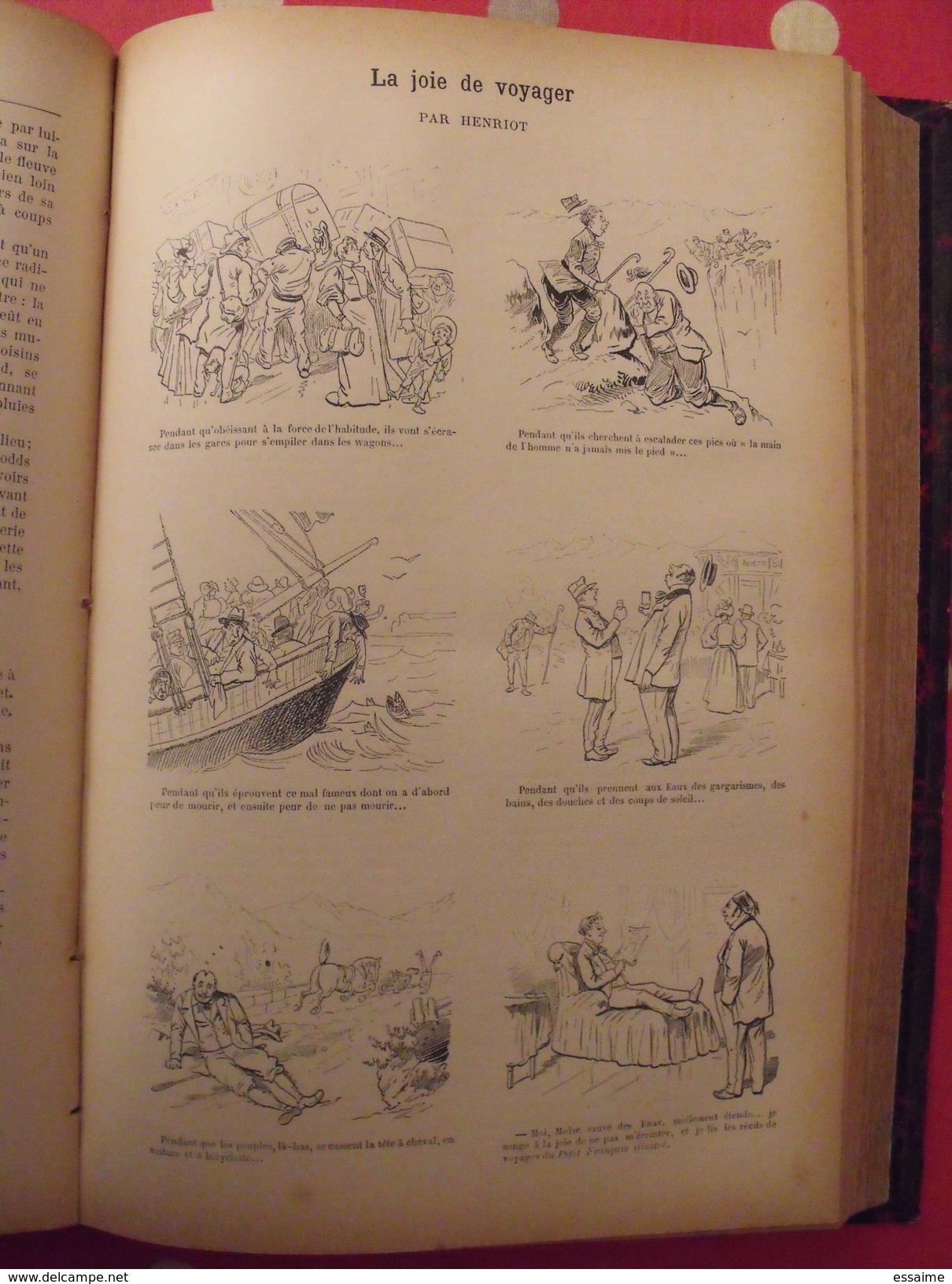 le petit français illustré. reliure 1894-1895, n° 267 à 318 (52 n°). belles illustrations. savant cosinus christophe