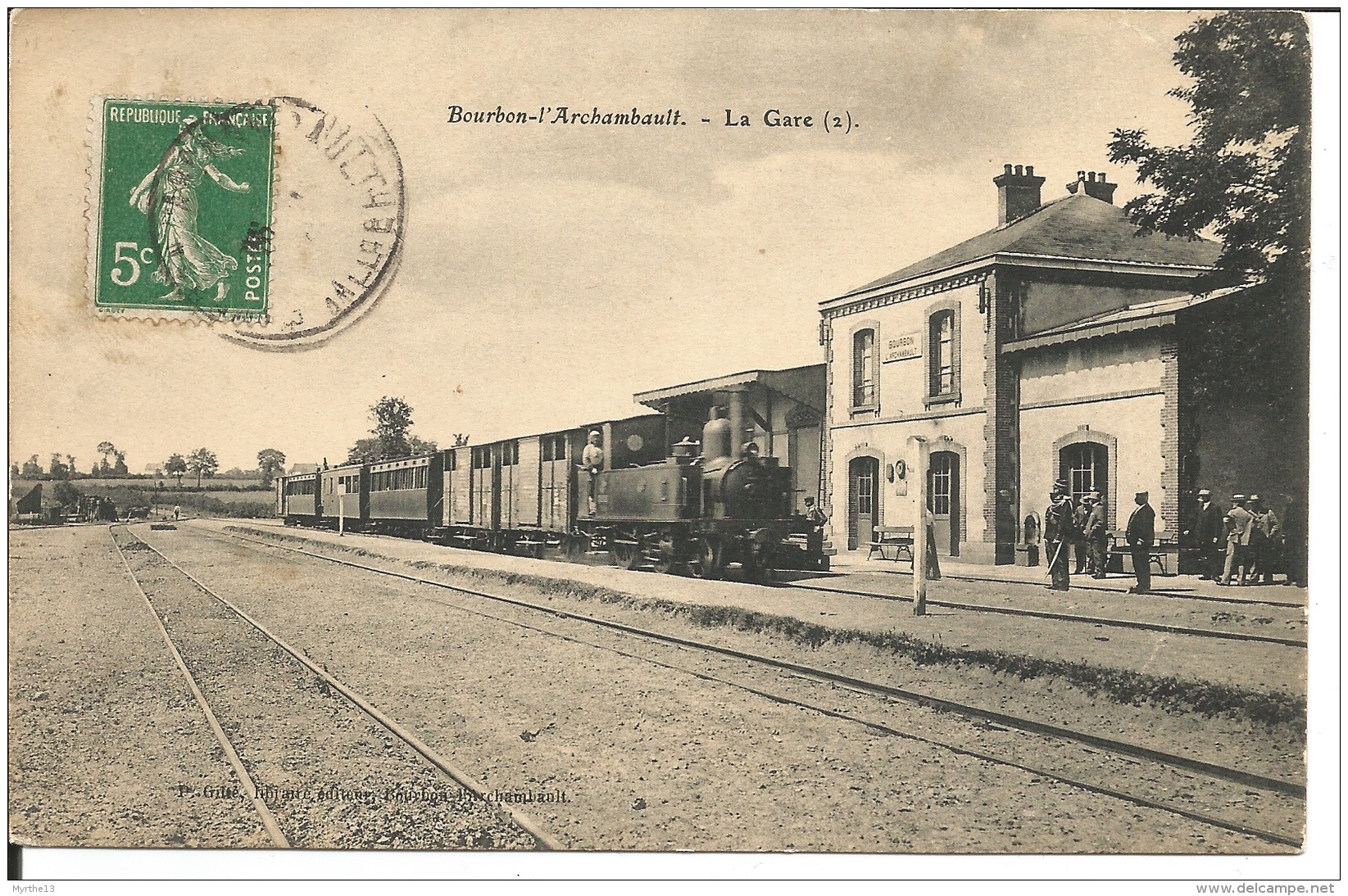 03 - BOURBON-l'ARCHAMBAULT  -  La Gare (2) - Bourbon L'Archambault