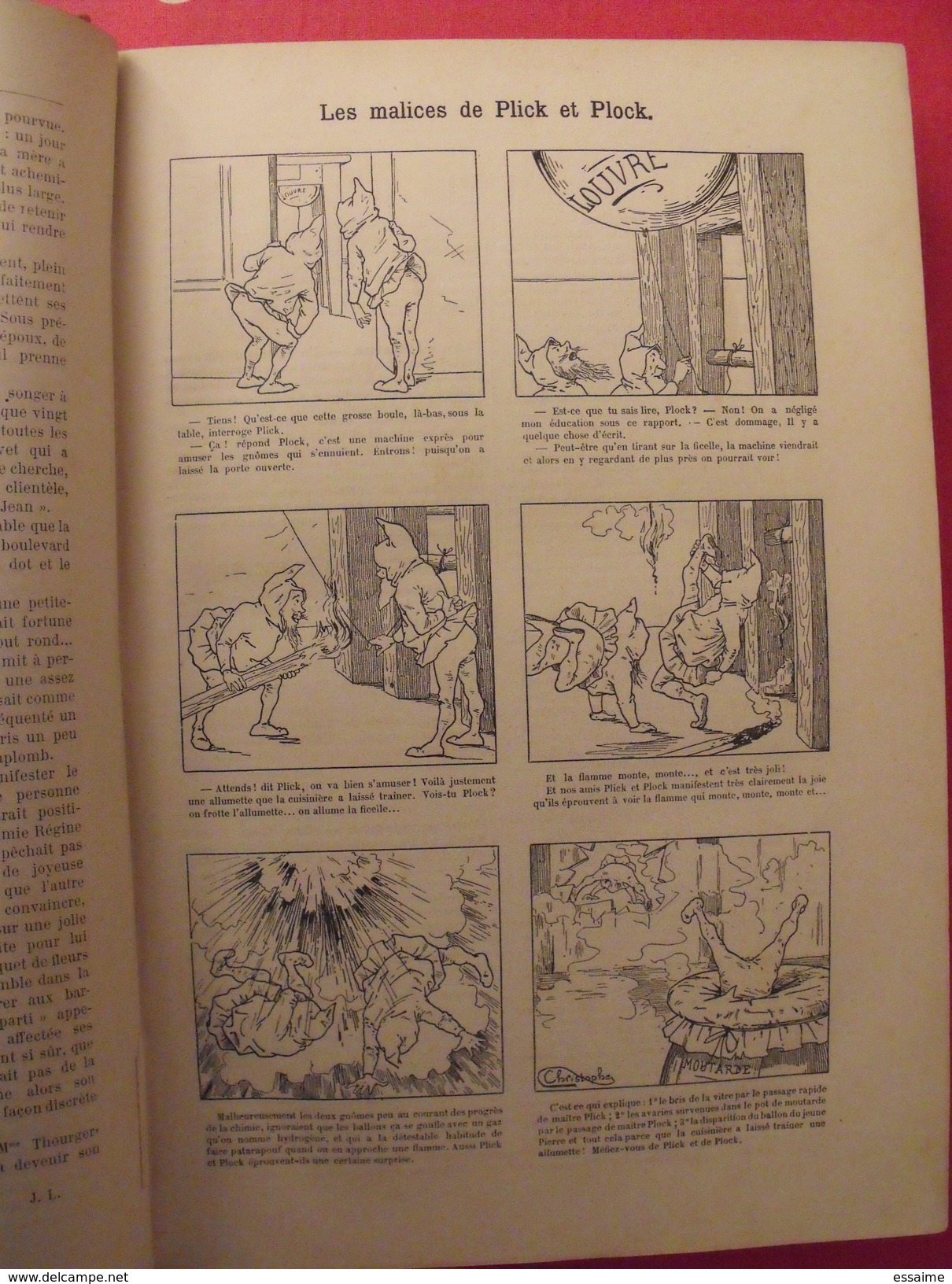 Le Petit Français Illustré. Reliure 1897, N° 406 à 457 (52 N°). Belles Illustrations. Plick Plock Christophe - Autre Magazines