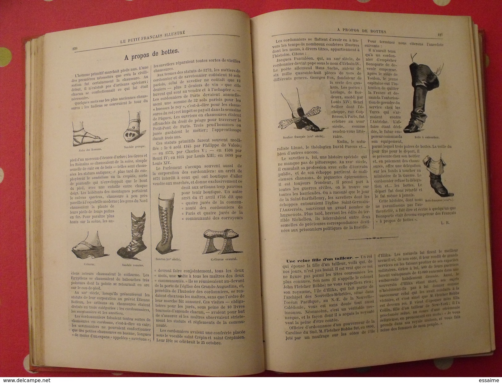 Le Petit Français Illustré. Reliure 1897, N° 406 à 457 (52 N°). Belles Illustrations. Plick Plock Christophe - Autre Magazines