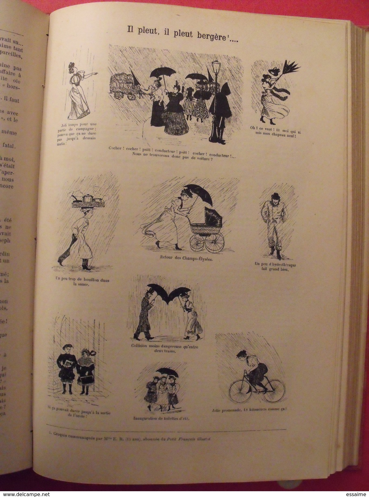 le petit français illustré. reliure 1897, n° 406 à 457 (52 n°). belles illustrations. plick plock christophe