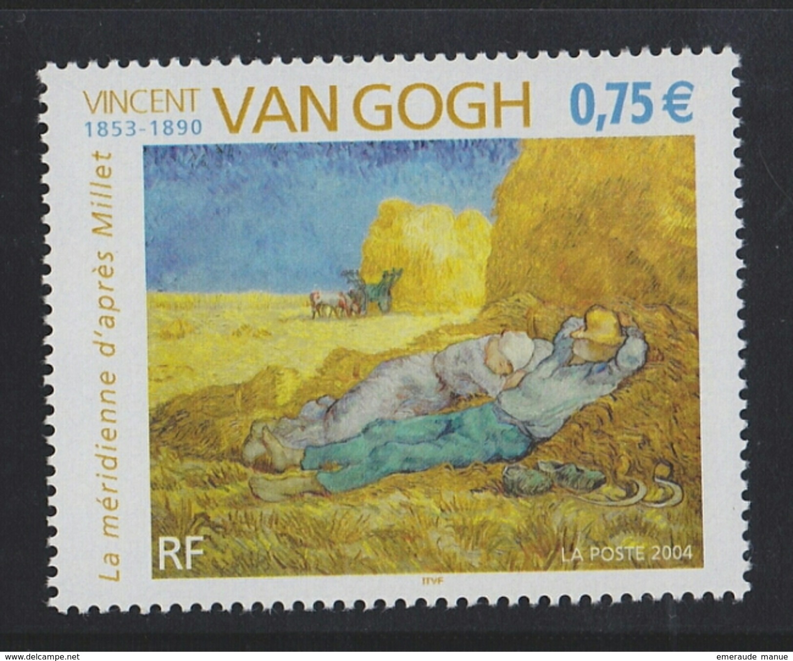 2004 - TIMBRE NEUF - VINCENT VAN GOGH - N° YT : 3690 - Ungebraucht