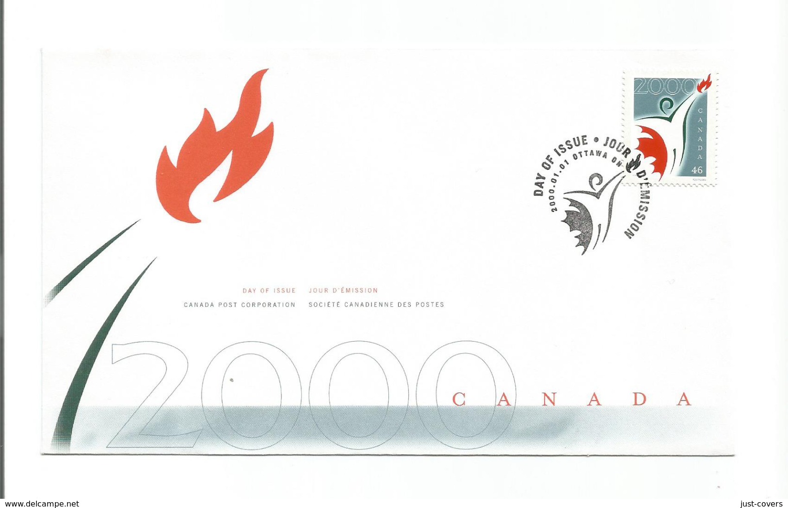 Canada Scott #  1835   FDC - 1991-2000