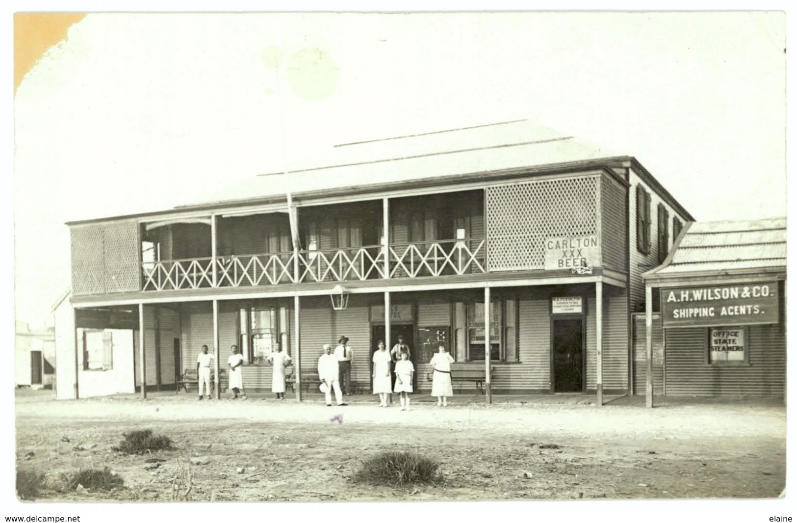 Australian Outback Hotel Licensee Name Pilkington - Real Photo - Outback