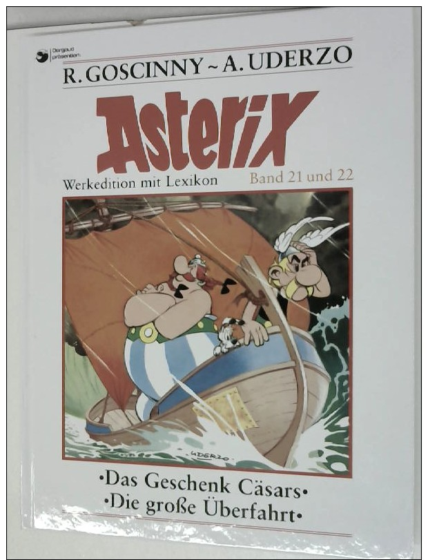 Asterix Band  21 Und 22   Werkedtion Mit Lexikon      Das Geschenk  Cäsars     Die Große Überfahrt - Other & Unclassified