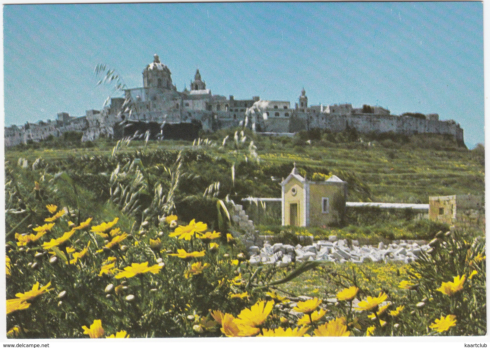 Country Chapel Beneath Mdina Skyline - (Malta) - Malta