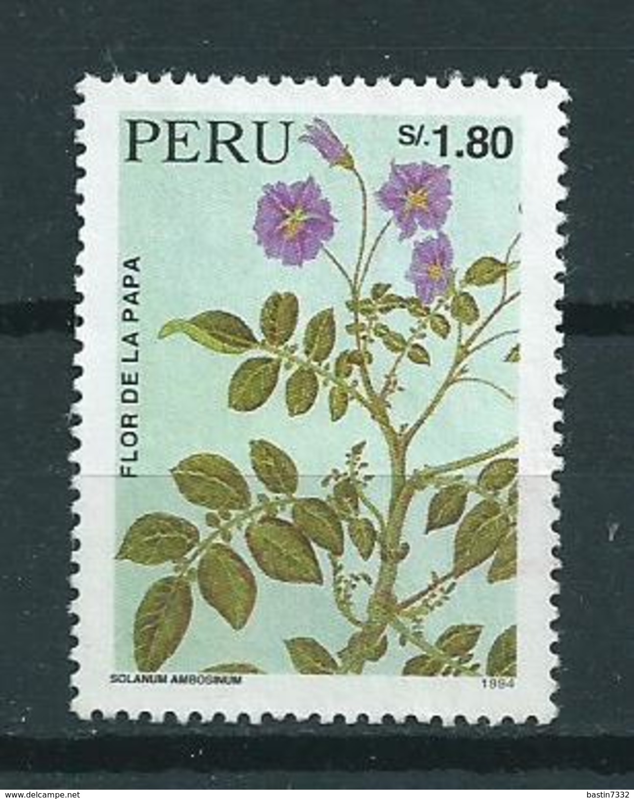 1995 Peru Aardappel,potato,kartoffeln Used/gebruikt/oblitere - Peru