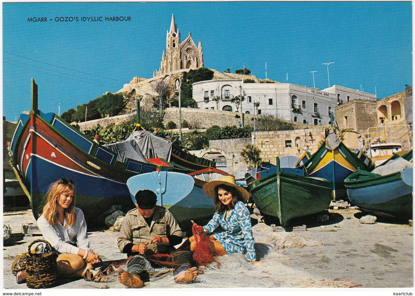 Gozo's Idyllic Harbour  - (Typical Boats) - (Malta) - Malta