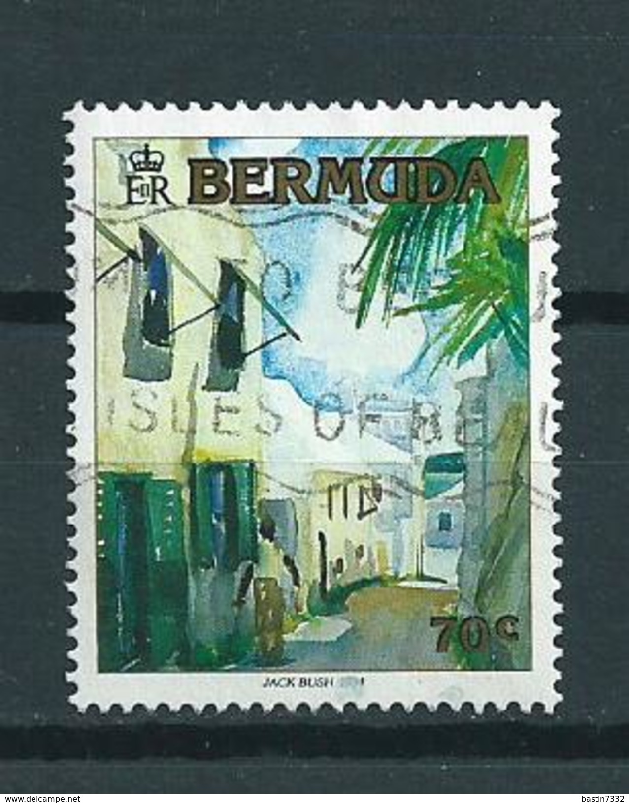 1991 Bermuda Art,paintings,Jack Bush Used/gebruikt/oblitere - Bermuda