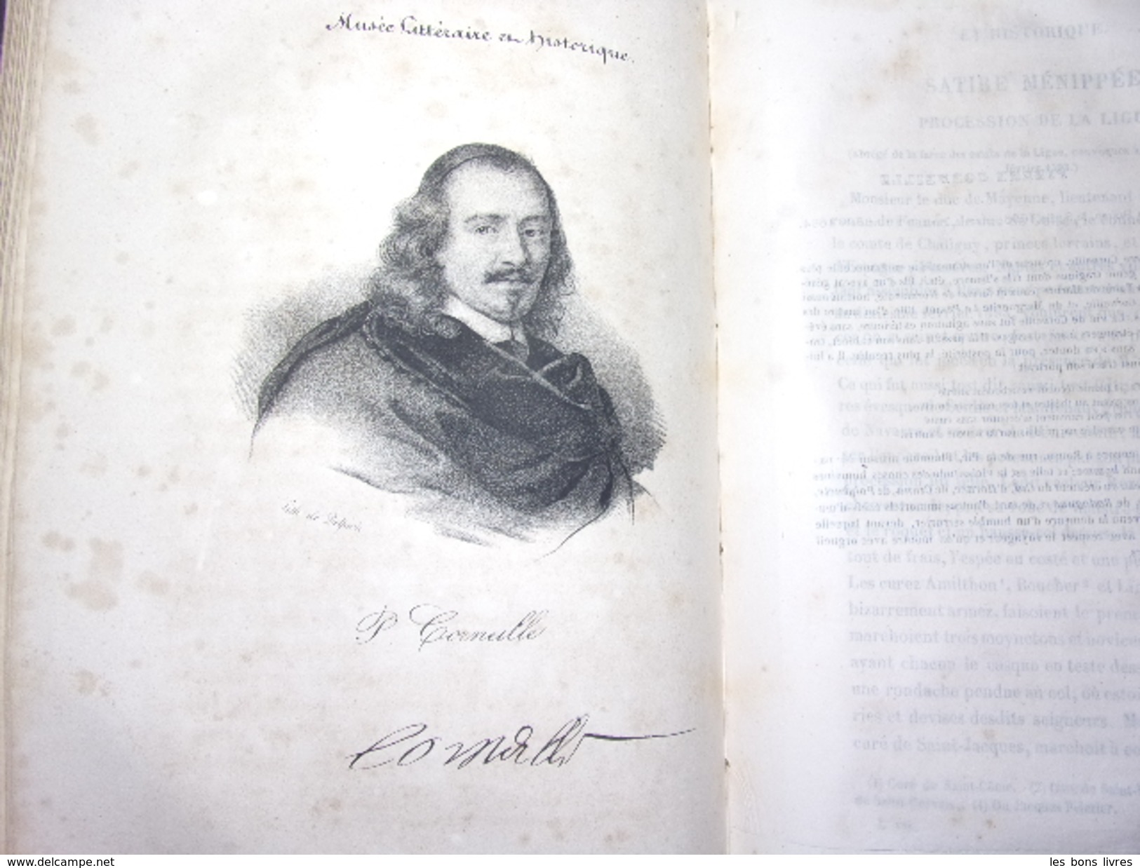 MUSÉE LITTÉRAIRE ET HISTORIQUE 1841 gravures de portraits