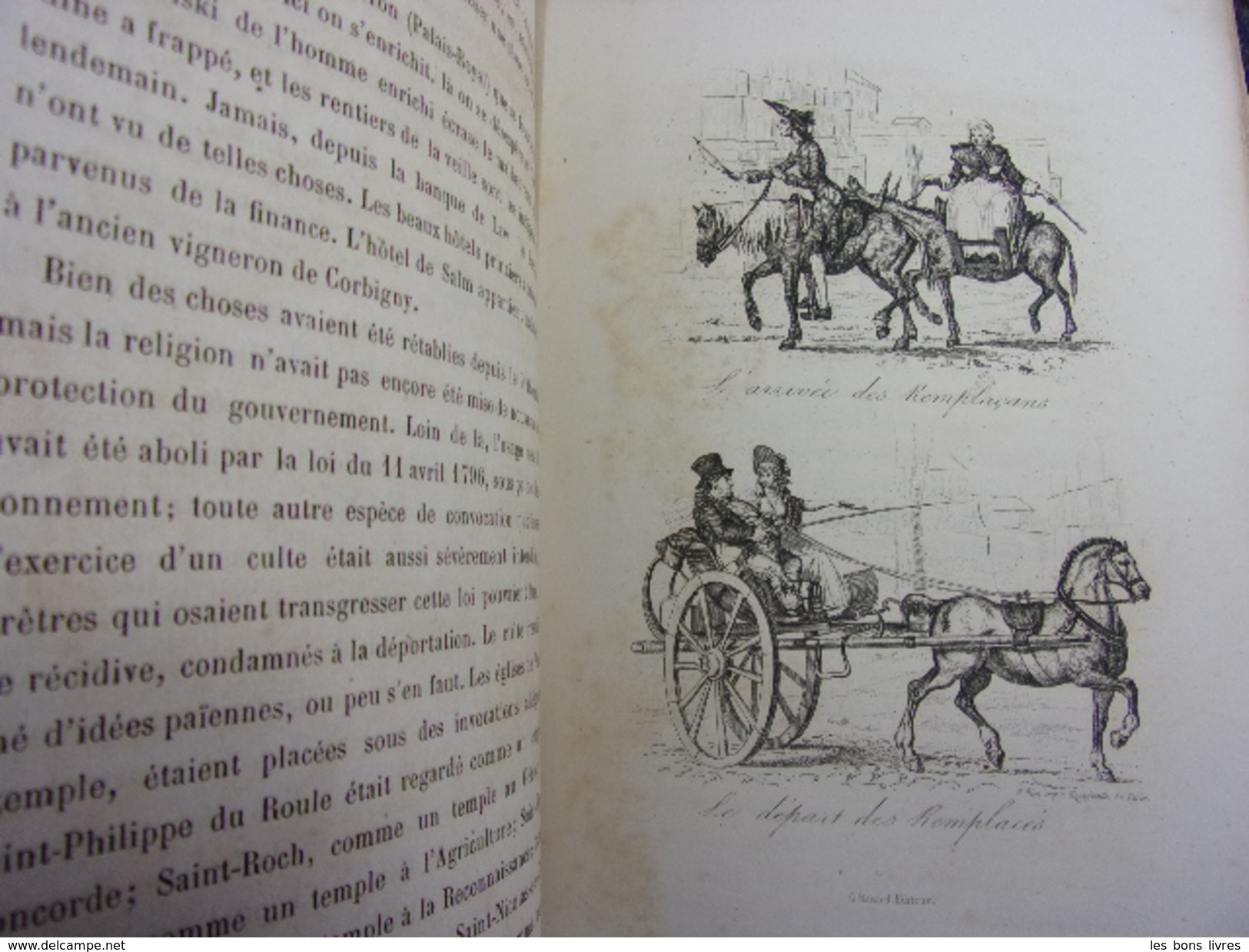 HISTOIRE-MUSEE DE LA RÉPUBLIQUE FRANÇAISE Augustin Challamel 2/2vols gravures