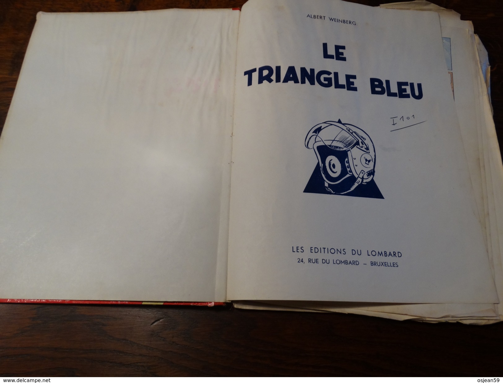 Le Triangle Bleu......collection Du Lombard 1957 (EO Belge) - Dan Cooper