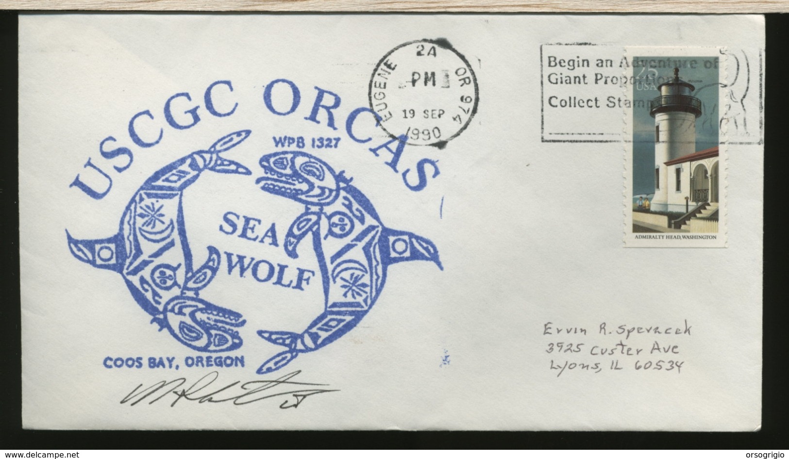 USA -  USCGC ORCAS  WPB-1327  SEA WOLF - Navi Polari E Rompighiaccio