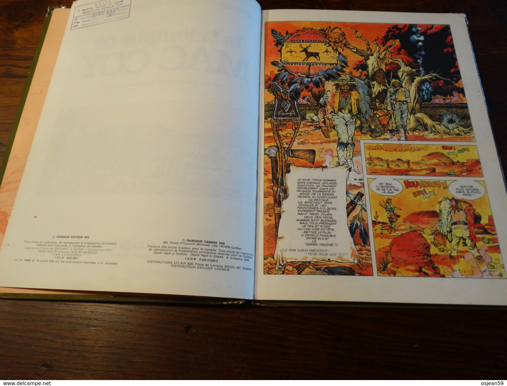 Le Triomphe De Mac Coy - Editions Dargaud 1976 - Mac Coy