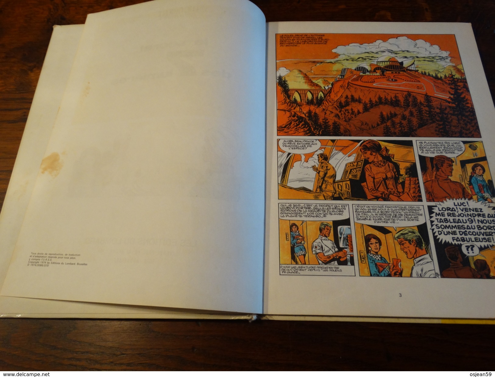 Le Secret Des 7 Lumières.........une Histoire Du Journal Tintin - éditions Du Lombard 1974 - Luc Orient