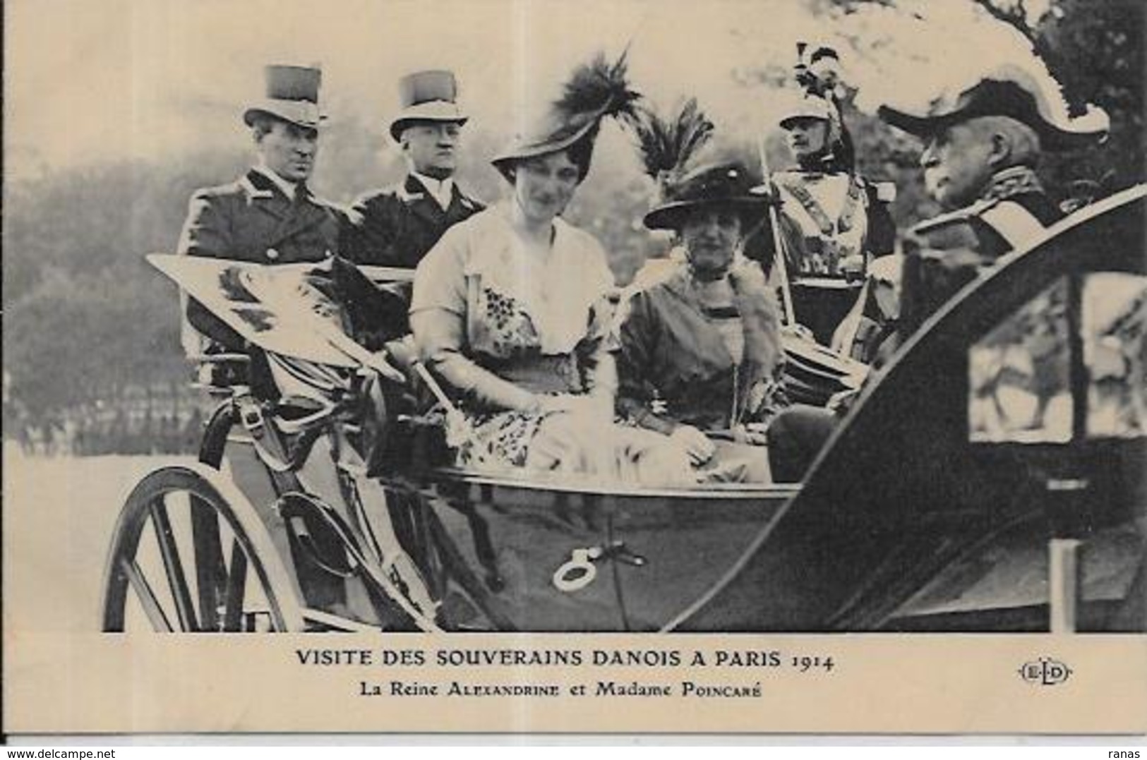 CPA Danemark Danois Paris 1914 Non Circulé - Dänemark