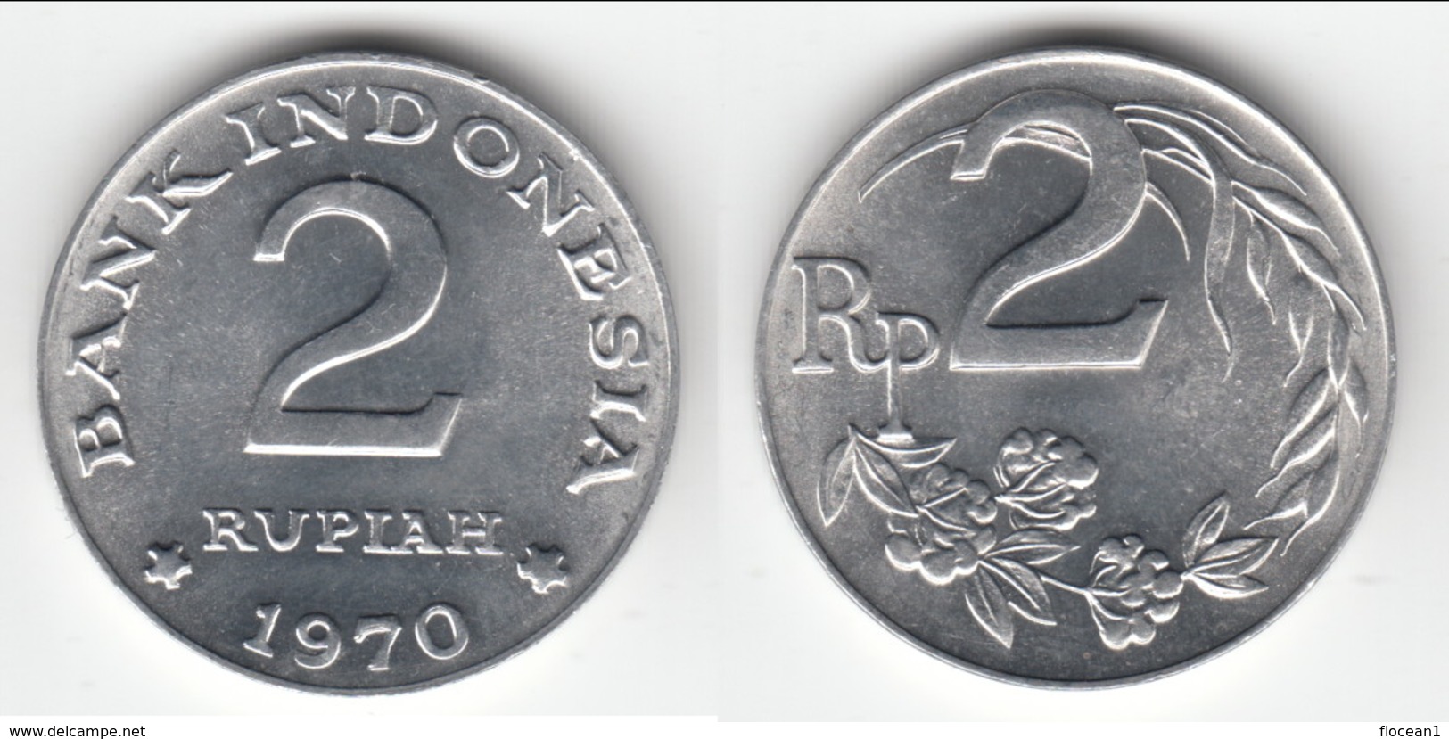 TOP QUALITY **** INDONESIE - INDONESIA - 2 RUPIAH 1970 **** EN ACHAT IMMEDIAT - Indonesien