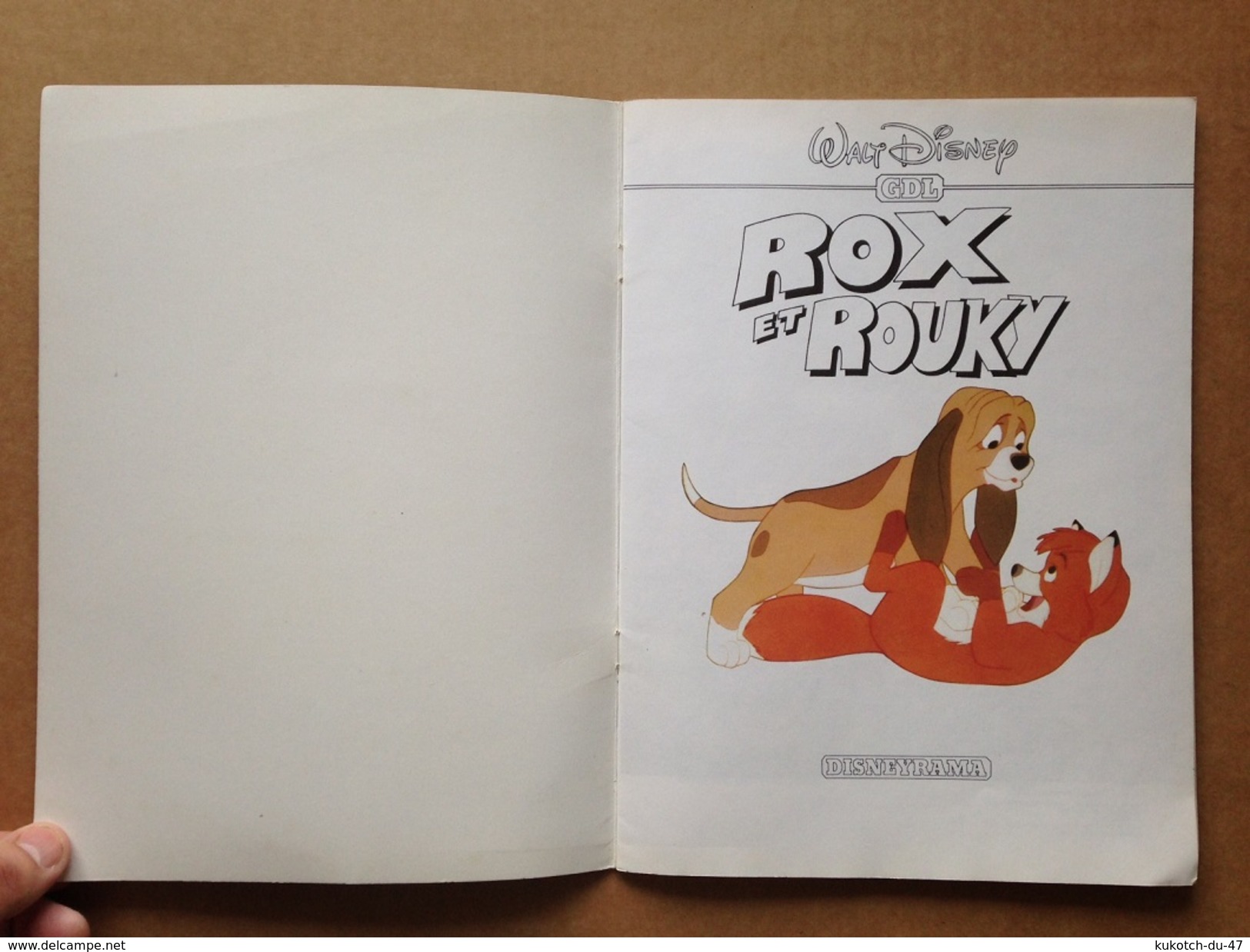 Disney Cahier Du Cinéma Rox Et Rouky (1985) - Disney