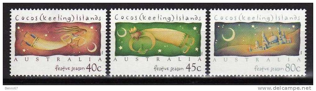 COCOS (KEELING) ISLANDS 1994 Christmas Yv 310/12 MNH ** - Cocos (Keeling) Islands