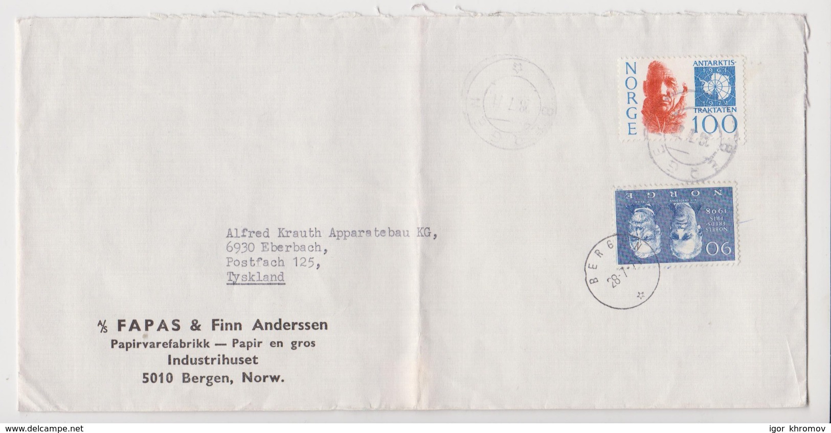 Norway 1971 Antarctic - Covers & Documents