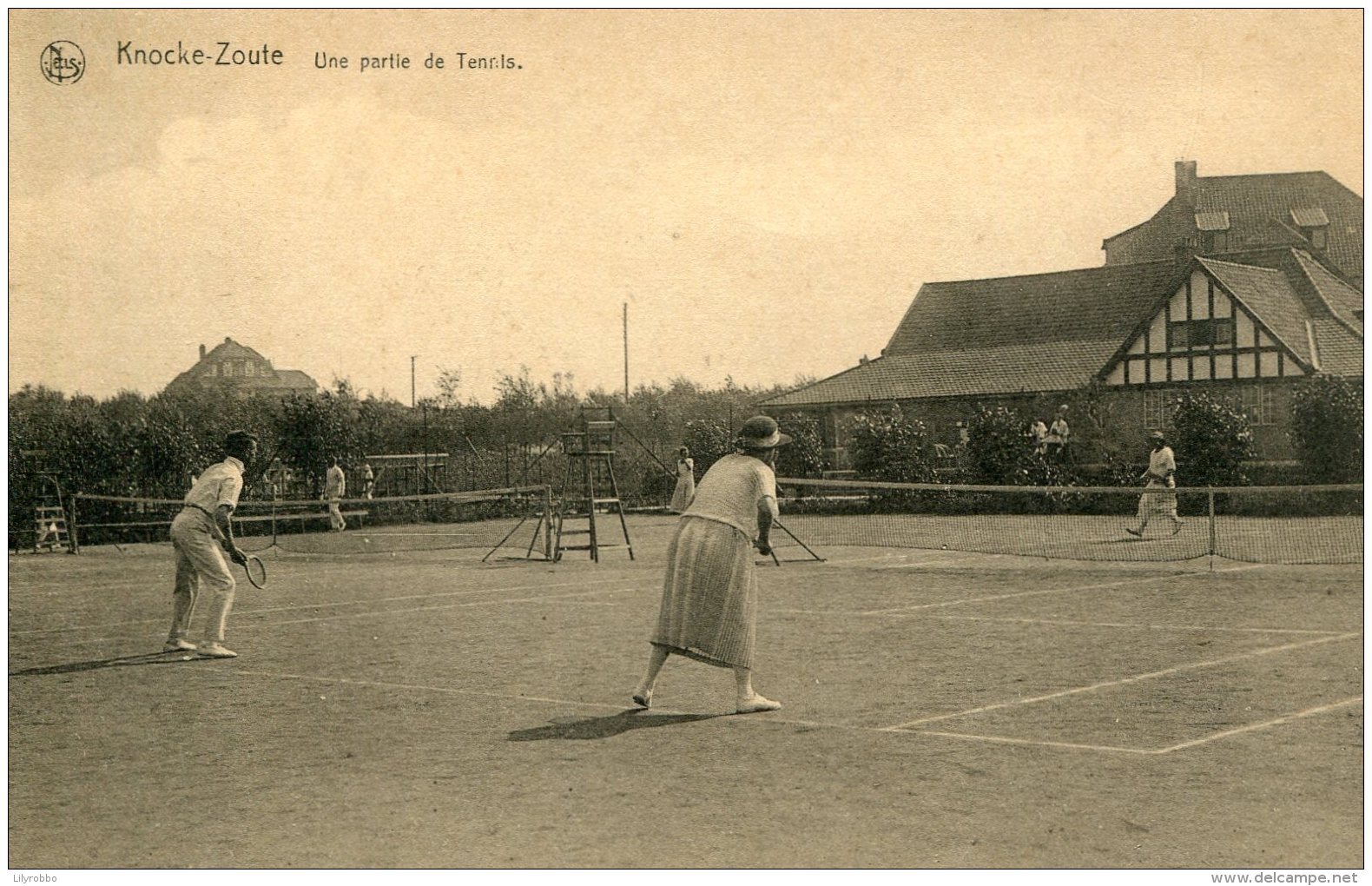 BELGIUM - Kocke-Zoute Une Partie De Tennis - Knokke