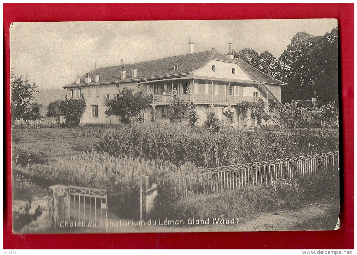 PRK-23  Gland Chalet Du Sanatorium Du Léman.  Cachet 1909 - Gland