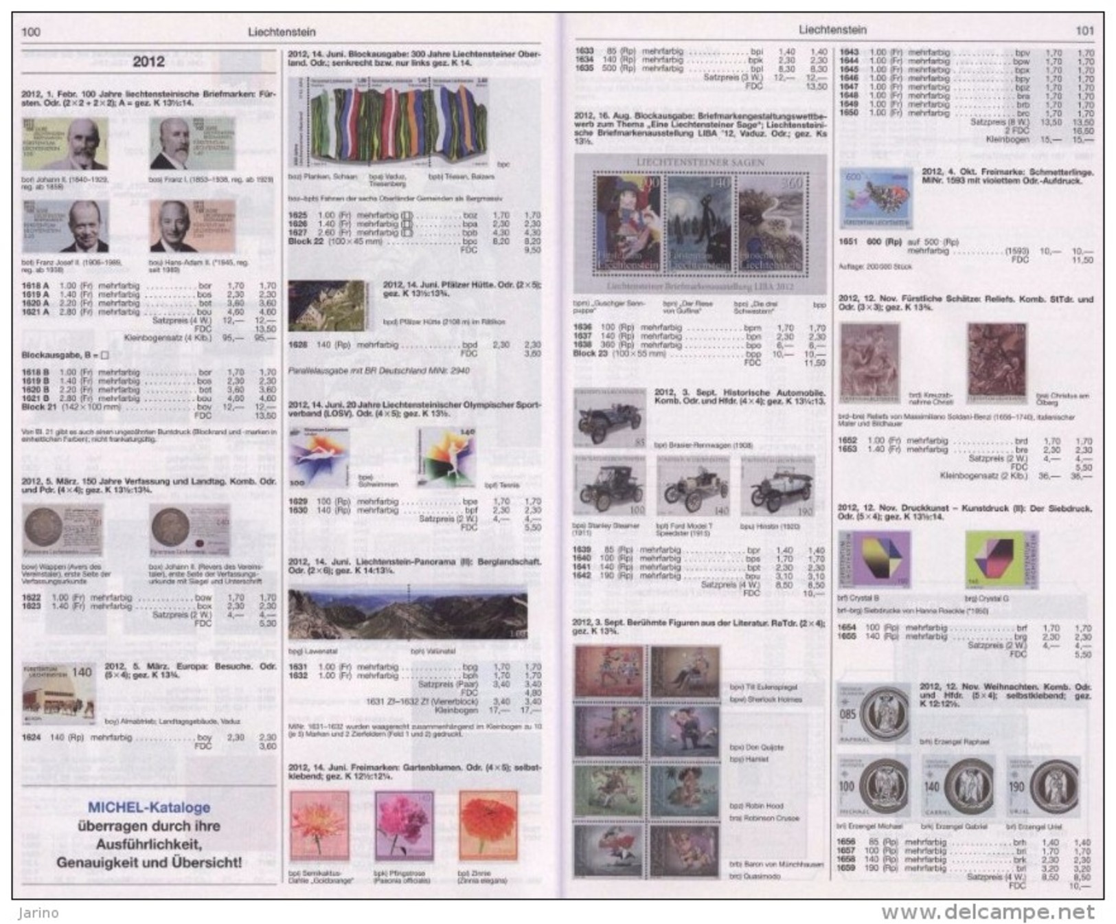 Katalog Michel Mitteleurop 2013,1205 Farbseiten DVD-R Lichtenstein Austria Slovakia Czech Swiss Hungary Czechoslovakia - Alemán