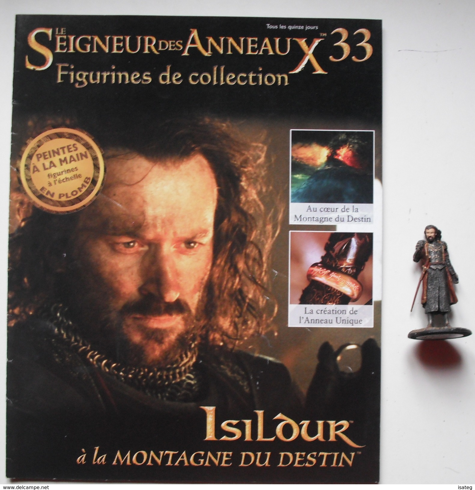 Figurine Le Seigneur Des Anneaux N°33 / Isildur à La Montagne Du Destin - Lord Of The Rings