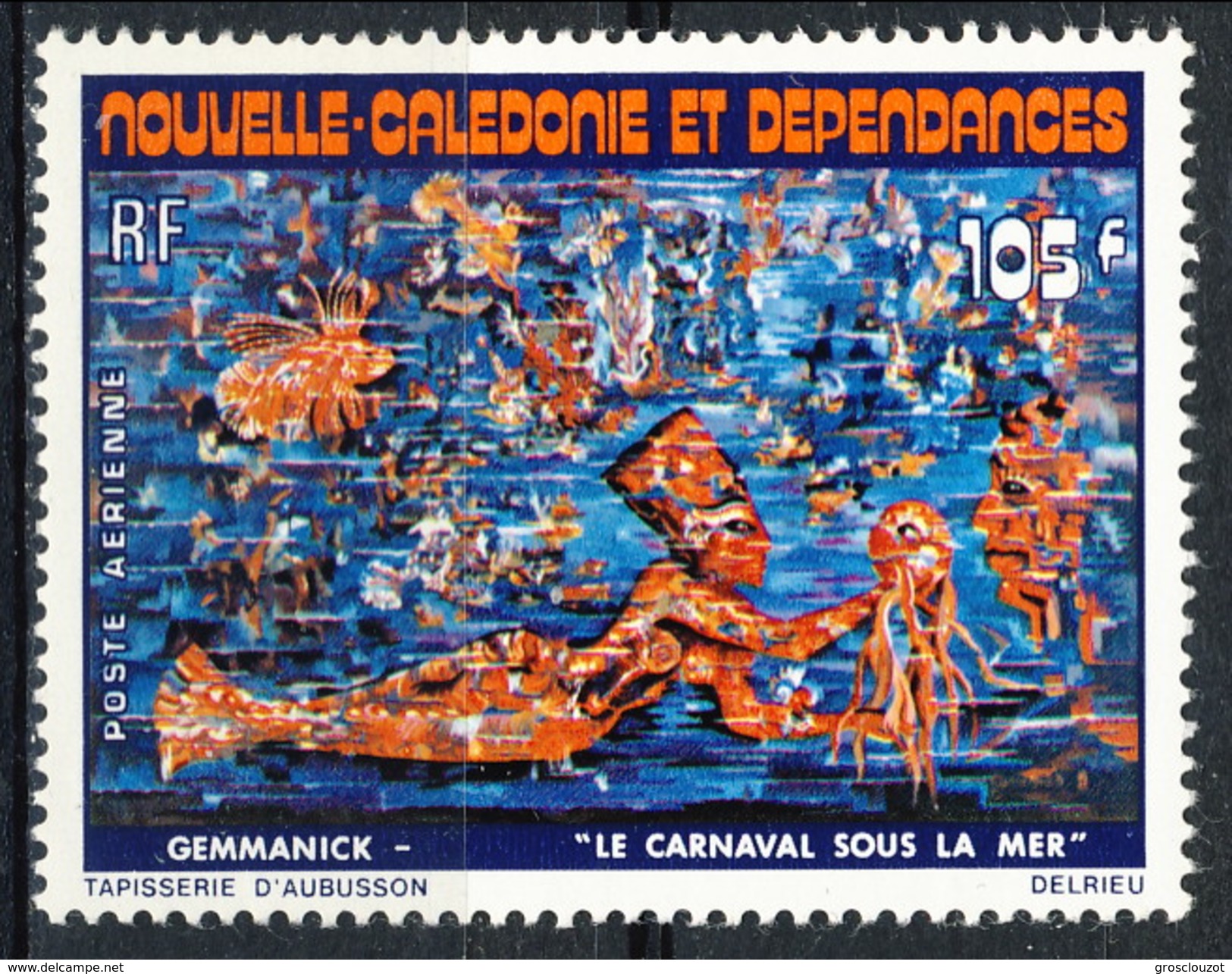 Nouvelle Caledonie Posta Aerea 1978 N. 185 F. 105 MNH Cat. &euro; 7 - Unused Stamps
