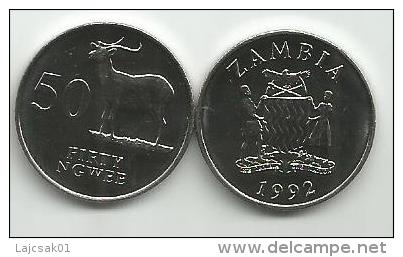 Zambia  50 Ngwee 1992. UNC - Zambia