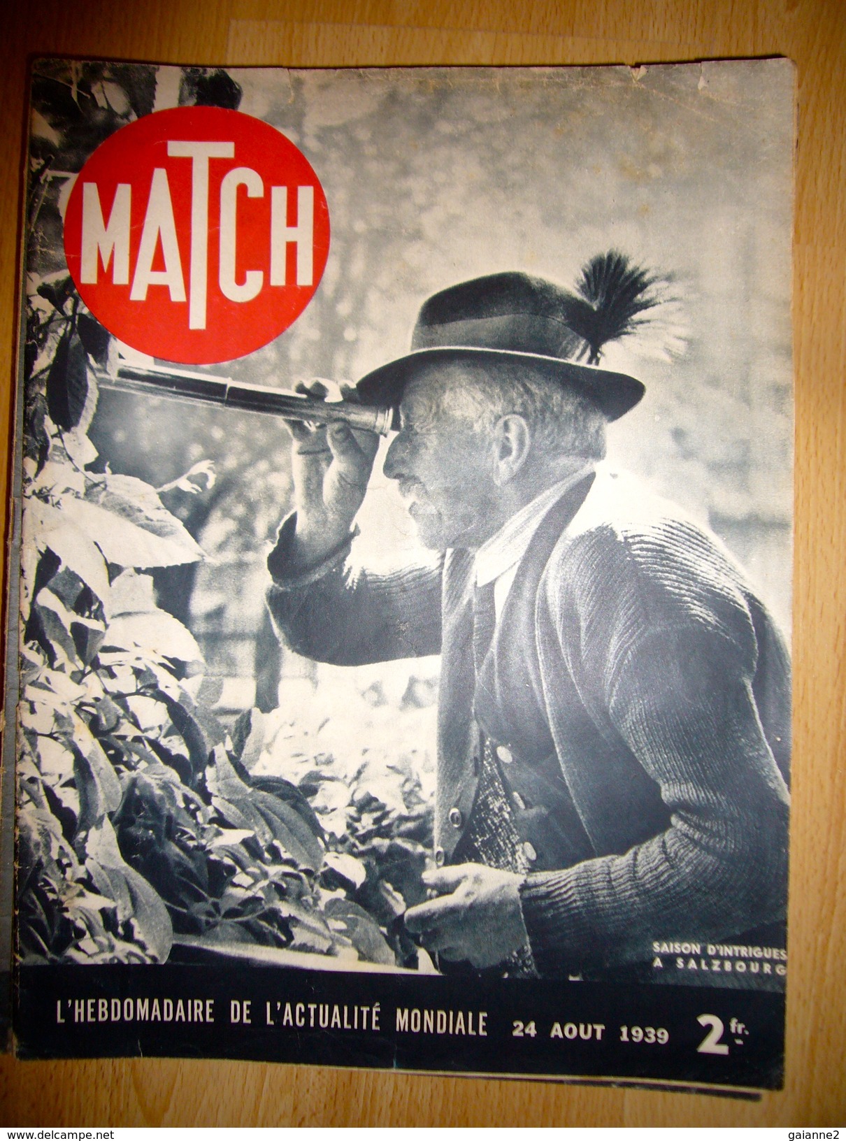 13 N°s De Match 1939 - Autres & Non Classés