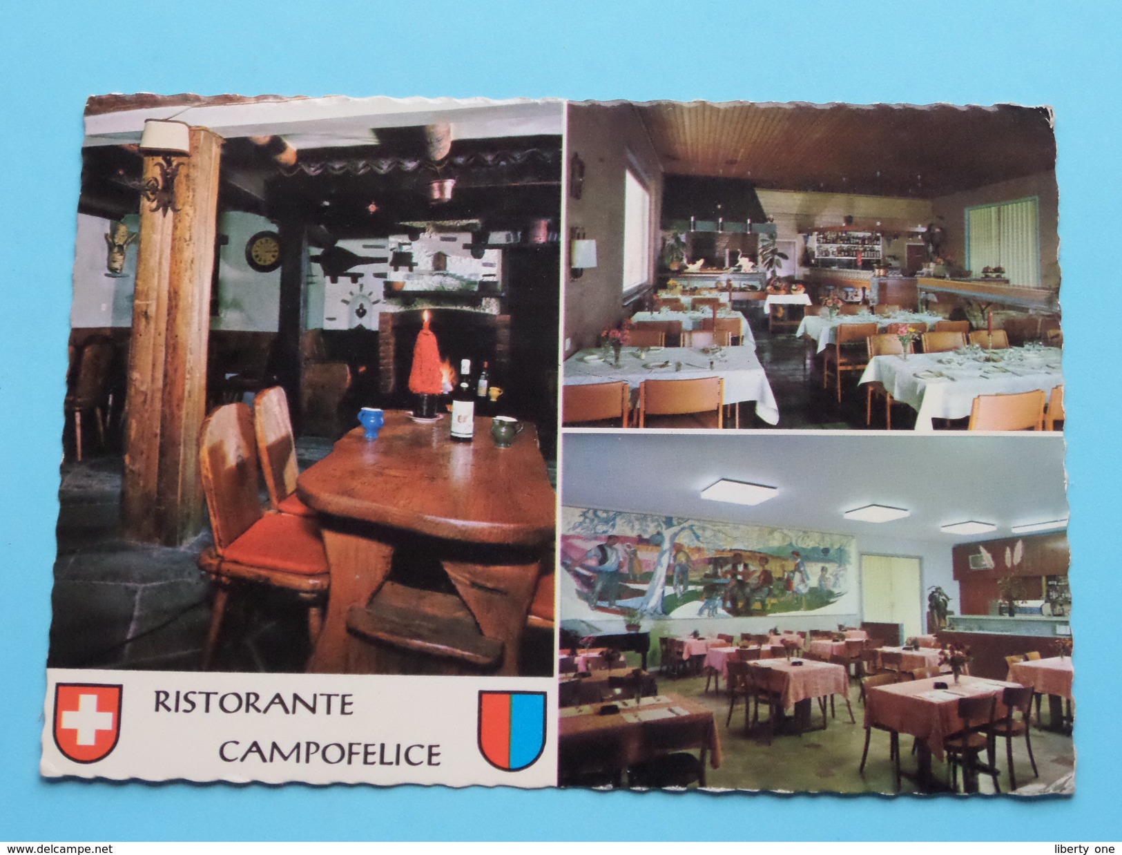 Ristorante CAMPOFELICE Tenero ( 6836 ) Anno 1972 ( Details Zie Foto´s ) ! - Campo