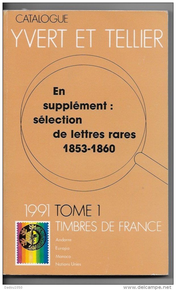 Catalogue Yvert Et Tellier  1991 - Francia