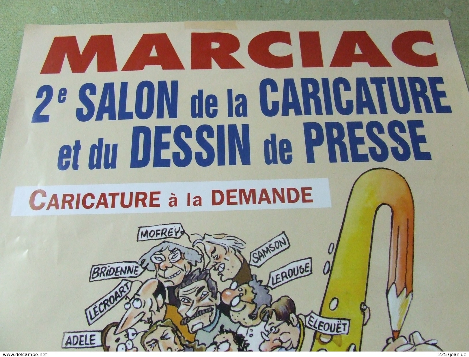 Affiche - Marciac  2 Salon De La Caricature Et Dessin De Presse Juin 2004 - Manifesti