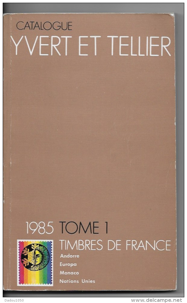 Catalogue Yvert Et Tellier  1985 - France